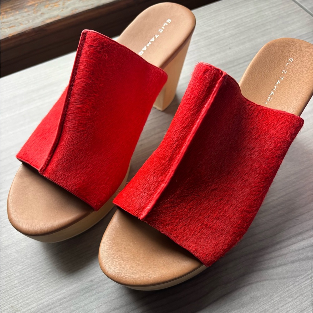Elie Tahari Red Women's Shoes NWT